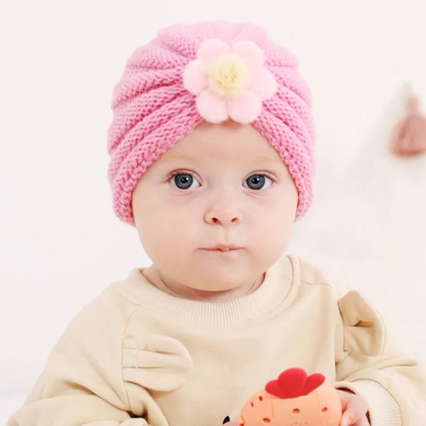 oc d005 childrens hats floral decoration color knitted wool hat thick down to keep warm in winter wholesale, Yellow
oc d005 childrens hats floral decoration color knitted wool hat thick down to keep warm in winter wholesale, Yellow