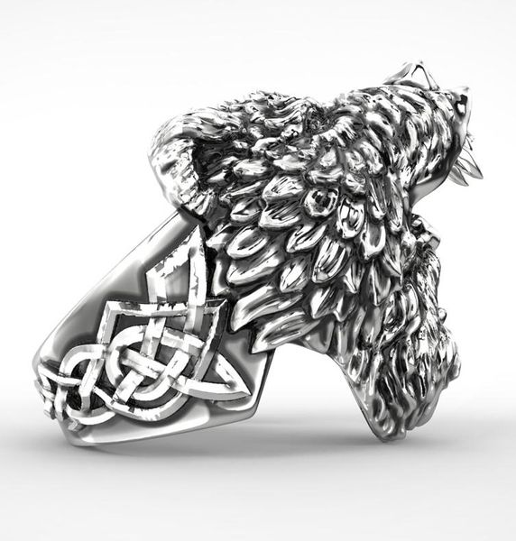 by stainless steel viking bear man ring titanium punk biker ring charm jewelry rings2752978, Silver
by stainless steel viking bear man ring titanium punk biker ring charm jewelry rings2752978, Silver