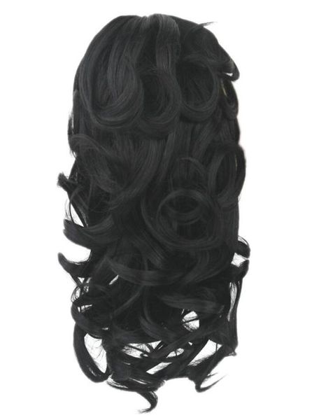 011 synthetic ponytail long straight hair 16quot22quot clip ponytail hair extension blonde brown ombre hair tail with drawstr8024073, Black
011 synthetic ponytail long straight hair 16quot22quot clip ponytail hair extension blonde brown ombre hair tail with drawstr8024073, Black