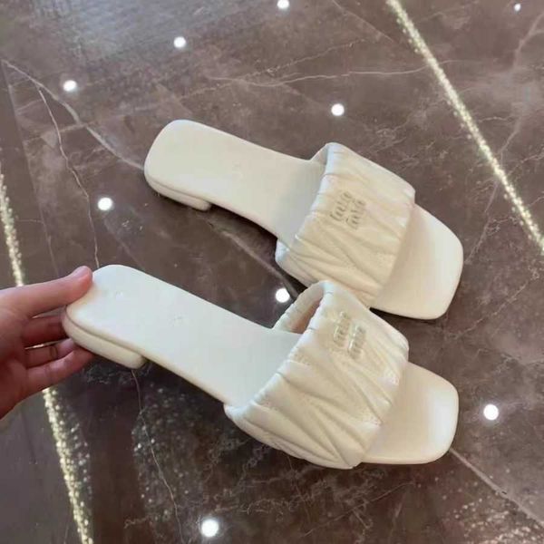 mius beach shoes women slide designer sandals high new summer slippers women's flat bottom fairy style small square pleated word jn3v
mius beach shoes women slide designer sandals high new summer slippers women's flat bottom fairy style small square pleated word jn3v