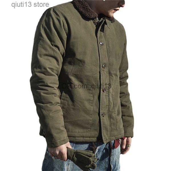 men's jackets american military uniform navy n1 usn men jacket autumn winter thickened cotton-padded jacket khaki wool coat men cardig, Black;brown
men's jackets american military uniform navy n1 usn men jacket autumn winter thickened cotton-padded jacket khaki wool coat men cardig, Black;brown
