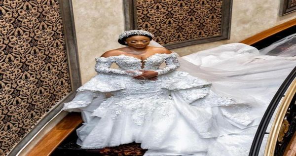 plus size african mermaid wedding dresses with detachable train arabic aso ebi beaded floral ruffles long sleeve bridal gowns3739249, White
plus size african mermaid wedding dresses with detachable train arabic aso ebi beaded floral ruffles long sleeve bridal gowns3739249, White