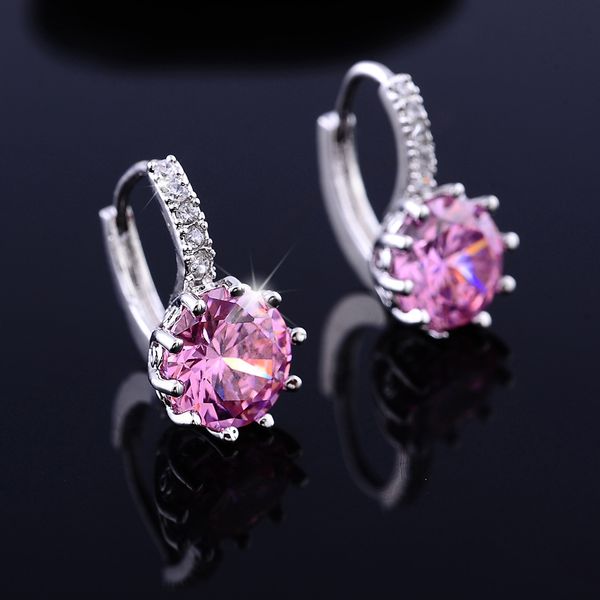 new version of fashionable colored diamond zircon earrings for women with round ear buckles, simple and elegant ear jewelry wholesale, Golden
new version of fashionable colored diamond zircon earrings for women with round ear buckles, simple and elegant ear jewelry wholesale, Golden