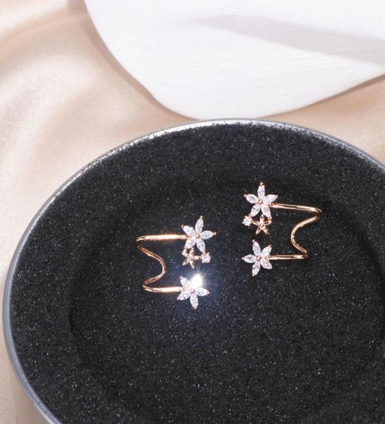 fashion korean shiny zircon stud earrings for women elegant rose gold color flower stud earrings wedding party jewelry19791844193181, Silver
fashion korean shiny zircon stud earrings for women elegant rose gold color flower stud earrings wedding party jewelry19791844193181, Silver