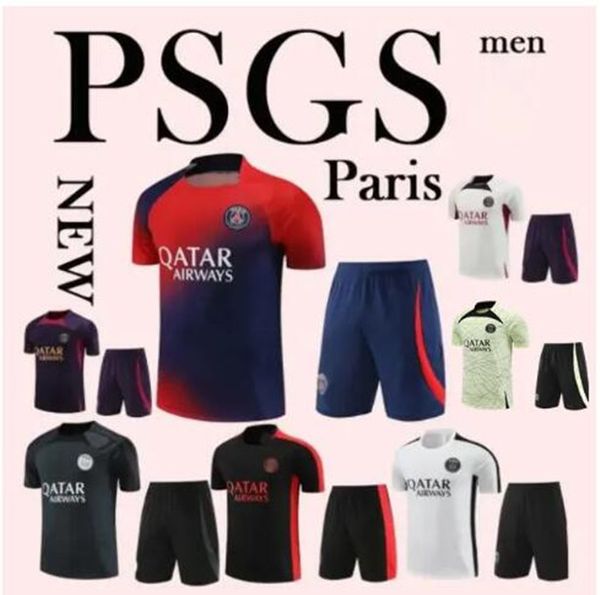 23/24 psgs tracksuit 23/24mbappe neymar jr sportswear men training suit short sleeved suit football soccer jersey kit uniform chandal sweats, Black;yellow
23/24 psgs tracksuit 23/24mbappe neymar jr sportswear men training suit short sleeved suit football soccer jersey kit uniform chandal sweats, Black;yellow