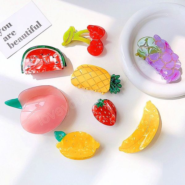 cute sweet fruit shape acrylic hair clips women summer strawberry peach acetate hair claws hairpins headwear hair accessories, Golden;silver
cute sweet fruit shape acrylic hair clips women summer strawberry peach acetate hair claws hairpins headwear hair accessories, Golden;silver
