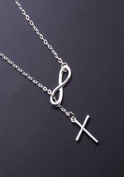 unique fashion jewelry infinity 8 bit minimalist luck cross pendant necklace friend chain necklaces for women whole2539050, Silver
unique fashion jewelry infinity 8 bit minimalist luck cross pendant necklace friend chain necklaces for women whole2539050, Silver
