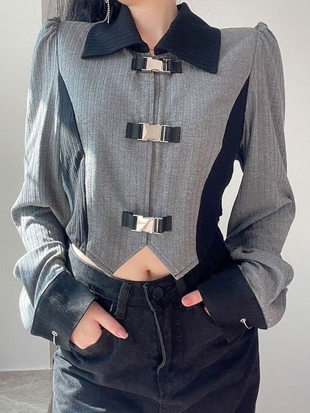 women's t-shirt y2k vintage grunge t-shirt women fashion metal buckle design crop autumn long sleeve girl ulzzang aesthetic slim tees 2, White
women's t-shirt y2k vintage grunge t-shirt women fashion metal buckle design crop autumn long sleeve girl ulzzang aesthetic slim tees 2, White