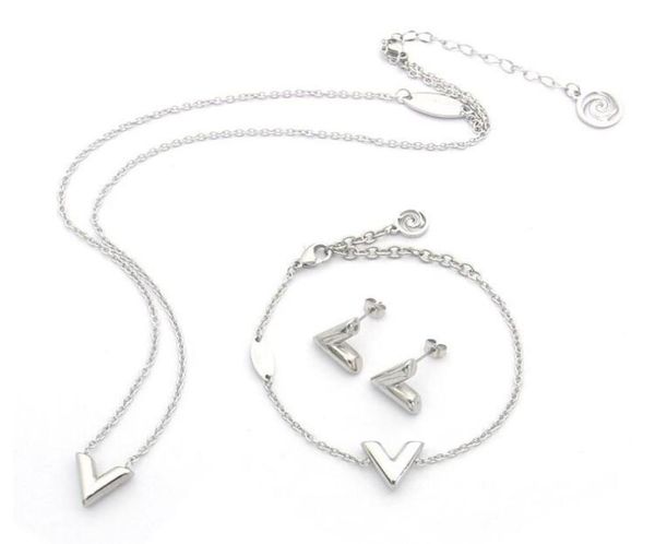 easy chic extravagant 316l stainless steel letter v pendant chain earrings bracelet necklace gold silver rose plated 4726726
easy chic extravagant 316l stainless steel letter v pendant chain earrings bracelet necklace gold silver rose plated 4726726