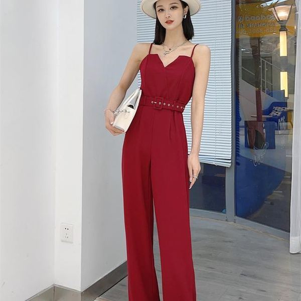 women's jumpsuits rompers summer jumpsuit ladies sling romer sleeveless solid colour jumpsuit fashion v-neck cloth party casual overall, Black;white
women's jumpsuits rompers summer jumpsuit ladies sling romer sleeveless solid colour jumpsuit fashion v-neck cloth party casual overall, Black;white