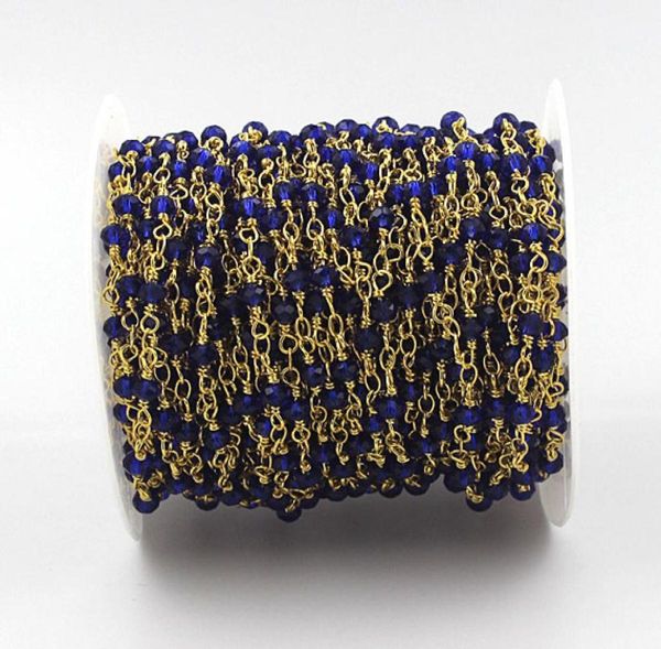 whole sapphire blue rosary style beaded chain4x3mm faceted rondelles sapphire blue beads wire wrapped gold chain beaded c46547295957, Silver
whole sapphire blue rosary style beaded chain4x3mm faceted rondelles sapphire blue beads wire wrapped gold chain beaded c46547295957, Silver