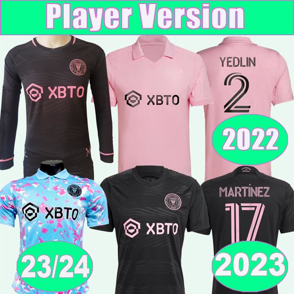 23 24 inter miami cf player version soccer jerseys long sleeve 22 23 iyedlin mota higuain gregore home pink away 3rd football shirt short sl, Black;yellow
23 24 inter miami cf player version soccer jerseys long sleeve 22 23 iyedlin mota higuain gregore home pink away 3rd football shirt short sl, Black;yellow