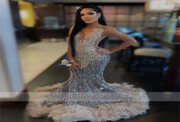 luxury sparkly sheer one shoulder mermaid prom dress black girls glitter sequin crystal tulle ruffles bead evening party gowns rob3543349
luxury sparkly sheer one shoulder mermaid prom dress black girls glitter sequin crystal tulle ruffles bead evening party gowns rob3543349