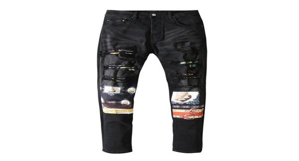 mens jeans patch slim european and american pants casual fashion denim3553010, Blue
mens jeans patch slim european and american pants casual fashion denim3553010, Blue