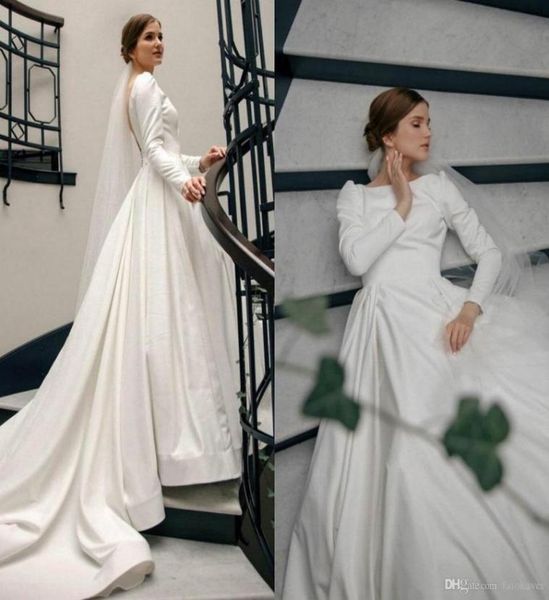 elegant dubai said mhamad plus size a line wedding gowns batrau neck pleats long sleeves court train draped ruched bridal dresses 2337661, White
elegant dubai said mhamad plus size a line wedding gowns batrau neck pleats long sleeves court train draped ruched bridal dresses 2337661, White