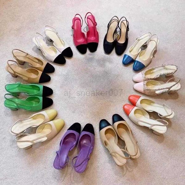 channel high sandals classic designer quality womens wedding dress shoes summer thick heels fashion round head slides leather platform offic, Black
channel high sandals classic designer quality womens wedding dress shoes summer thick heels fashion round head slides leather platform offic, Black