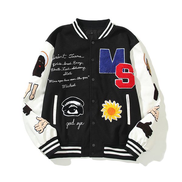 men' jackets hip hop men varsity jacket harajuku vintage bomber astronaut loose sport baseball uniform boyfriend style streetwear, Black;brown
men' jackets hip hop men varsity jacket harajuku vintage bomber astronaut loose sport baseball uniform boyfriend style streetwear, Black;brown