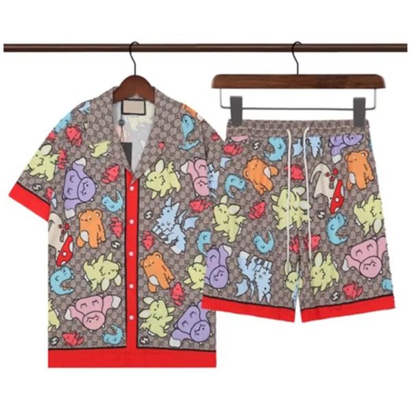 23ss mens summer designer shirts beach pants sets fashion floral letter print casual shirt men slim fit short sleeve board beach shorts, White;black
23ss mens summer designer shirts beach pants sets fashion floral letter print casual shirt men slim fit short sleeve board beach shorts, White;black