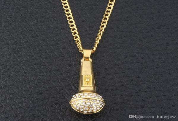 bling bling hip hop jewelry ice out music stereoscopic microphone pendants necklaces plated gold chain necklace9966206, Silver
bling bling hip hop jewelry ice out music stereoscopic microphone pendants necklaces plated gold chain necklace9966206, Silver