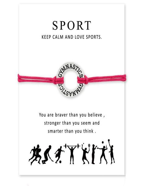 handmade rope gymnastics charm bracelets for women men friendship statement wish jewelry gift with card 3249468, Golden;silver
handmade rope gymnastics charm bracelets for women men friendship statement wish jewelry gift with card 3249468, Golden;silver