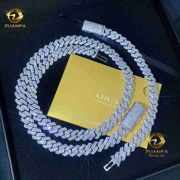 sell drop shipping iced out cuban link vvs diamond hip hop jewelry 8mm 10mm moissanite cuban chain, Silver
sell drop shipping iced out cuban link vvs diamond hip hop jewelry 8mm 10mm moissanite cuban chain, Silver