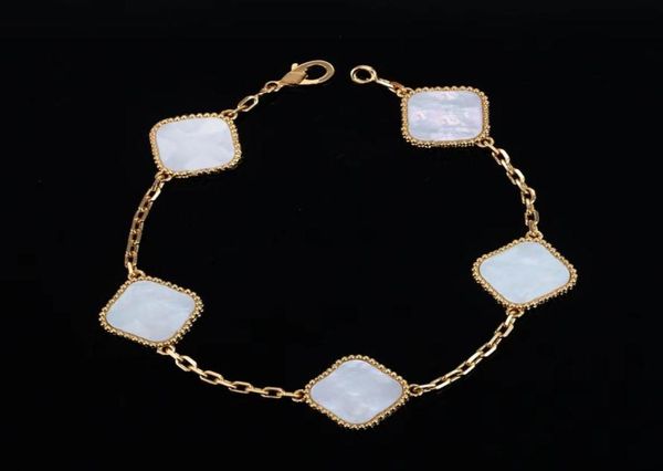 luxury designer chain bracelet four leaf clover cleef bracelet women039s fashion 18k gold bracelets jewelry with b6785975, Black
luxury designer chain bracelet four leaf clover cleef bracelet women039s fashion 18k gold bracelets jewelry with b6785975, Black