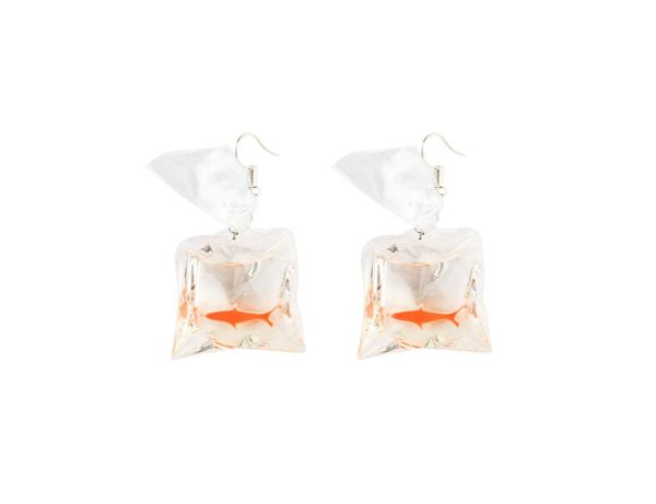 fashion creative koi fish goldfish water bag dangle earrings cute handmade earrings womens jewelry8276391, Silver
fashion creative koi fish goldfish water bag dangle earrings cute handmade earrings womens jewelry8276391, Silver