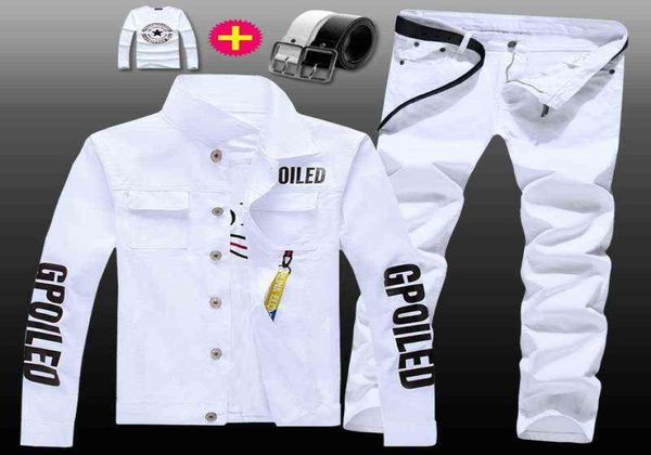 new mens denim jacket jeans pants slim fit 2pcs set boys casual letters printed coat trousers with pendant candy color g12174271489, Gray
new mens denim jacket jeans pants slim fit 2pcs set boys casual letters printed coat trousers with pendant candy color g12174271489, Gray