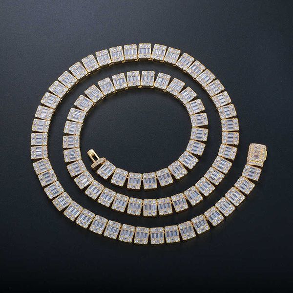 trapezoidal necklace 9mm square round zircon cuban chain hip-hop trend men's and women's boutique accessories, Silver
trapezoidal necklace 9mm square round zircon cuban chain hip-hop trend men's and women's boutique accessories, Silver