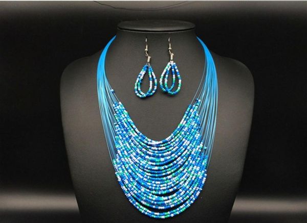 fashion vintage jewelry sets joker bohemian multilayer colorful africa beads statement necklace earrings set kx6353635, Silver
fashion vintage jewelry sets joker bohemian multilayer colorful africa beads statement necklace earrings set kx6353635, Silver