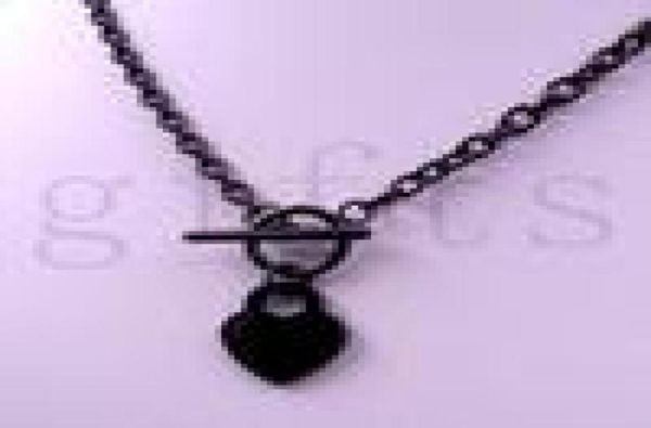 women039s stainless steel heart toggle necklace bracelet chain set black charm9277666, Silver
women039s stainless steel heart toggle necklace bracelet chain set black charm9277666, Silver