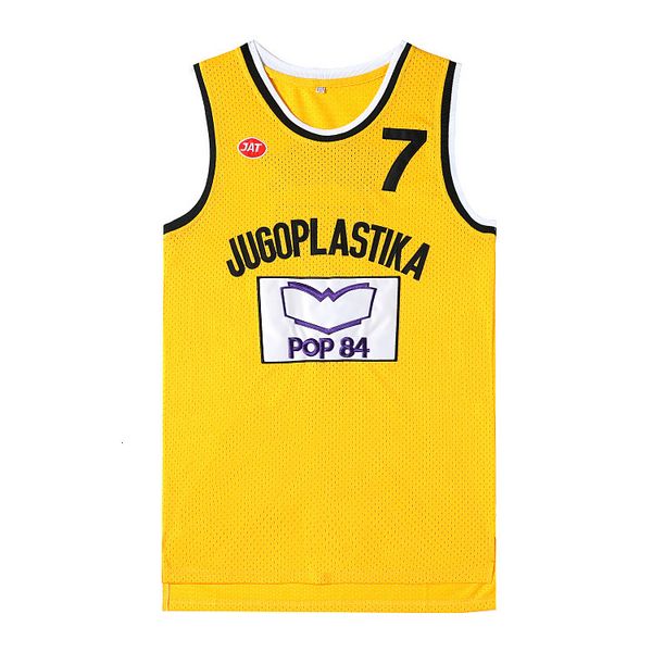 outdoor tshirts movie version yellow basketball jersey no.7 croatia jugoplastika 7 kukoc embroidery outdoor quickdrying breathable sportswea, Gray;blue
outdoor tshirts movie version yellow basketball jersey no.7 croatia jugoplastika 7 kukoc embroidery outdoor quickdrying breathable sportswea, Gray;blue