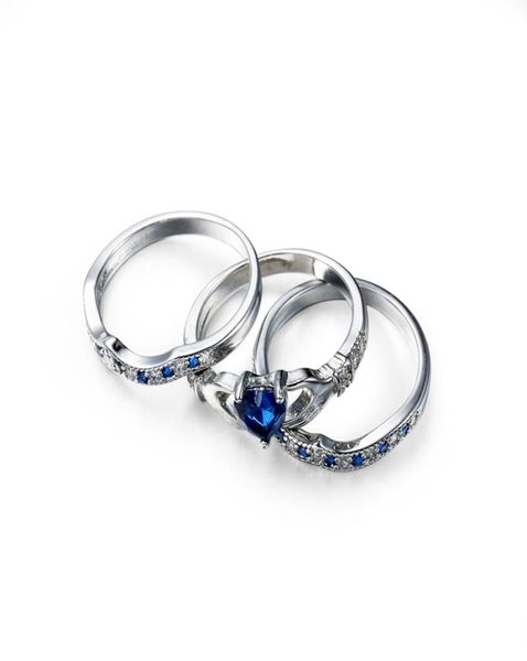 luckyshine fashion jewelry brand women wedding rings for lovers dark blue heartshaped zircon silver plated 3 pcs rings6738120
luckyshine fashion jewelry brand women wedding rings for lovers dark blue heartshaped zircon silver plated 3 pcs rings6738120