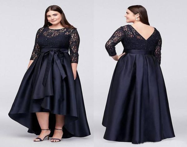 navy blue plus size high low formal dresses with half sleeves sheer jewel neck lace evening gowns a line short prom dress5174100, Black
navy blue plus size high low formal dresses with half sleeves sheer jewel neck lace evening gowns a line short prom dress5174100, Black