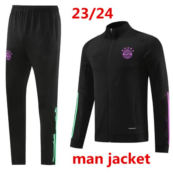 22 23 24 bayern long zipper tracksuit jackets survetement 2023 2024 sane lewandowski gnabry muller kimmich football jackets soccer child tra, Black
22 23 24 bayern long zipper tracksuit jackets survetement 2023 2024 sane lewandowski gnabry muller kimmich football jackets soccer child tra, Black
