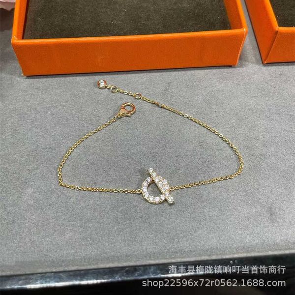 designer hemrres bracelet high v gold edition h pig nose women's new full diamond small q handpiece letter circle fashion ot buckle bzg, Black
designer hemrres bracelet high v gold edition h pig nose women's new full diamond small q handpiece letter circle fashion ot buckle bzg, Black