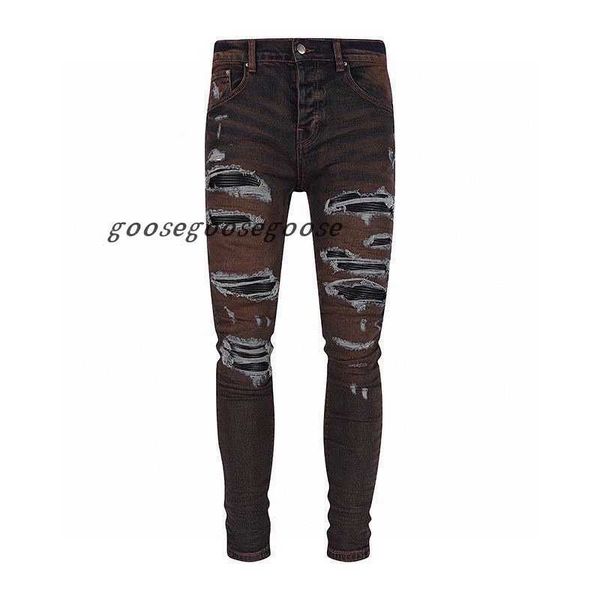 amir2023 brand mens black jeans designer brand broken hole skinny denim runway skeleton vintage black pink play boy 42 size bone mx1 slide h, Blue
amir2023 brand mens black jeans designer brand broken hole skinny denim runway skeleton vintage black pink play boy 42 size bone mx1 slide h, Blue