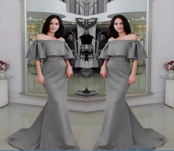 gray half sleeves evening gowns off the shoulder satin mermaid prom dresses satin sweep train formal party dress custom1530931, Black;red
gray half sleeves evening gowns off the shoulder satin mermaid prom dresses satin sweep train formal party dress custom1530931, Black;red