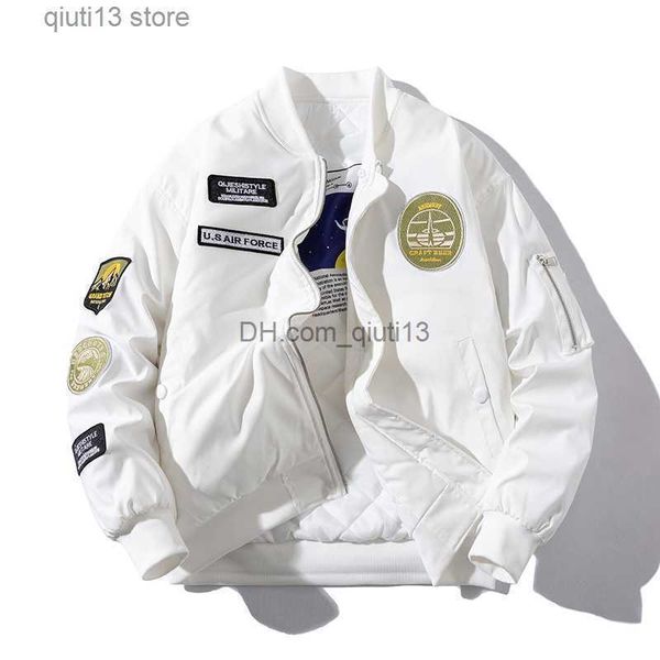 men's jackets bomber jacket men army badge winter pilot jacket military men women casual baseball coat hooded parkas windbreak youth ma, Black;brown
men's jackets bomber jacket men army badge winter pilot jacket military men women casual baseball coat hooded parkas windbreak youth ma, Black;brown