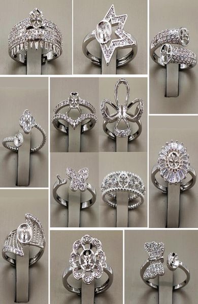 whole pearl ring settings zircon solid 925 silver ring settings 16 styles ring for women mounting rings adjustable blank diy j9726025, Slivery;crystal
whole pearl ring settings zircon solid 925 silver ring settings 16 styles ring for women mounting rings adjustable blank diy j9726025, Slivery;crystal