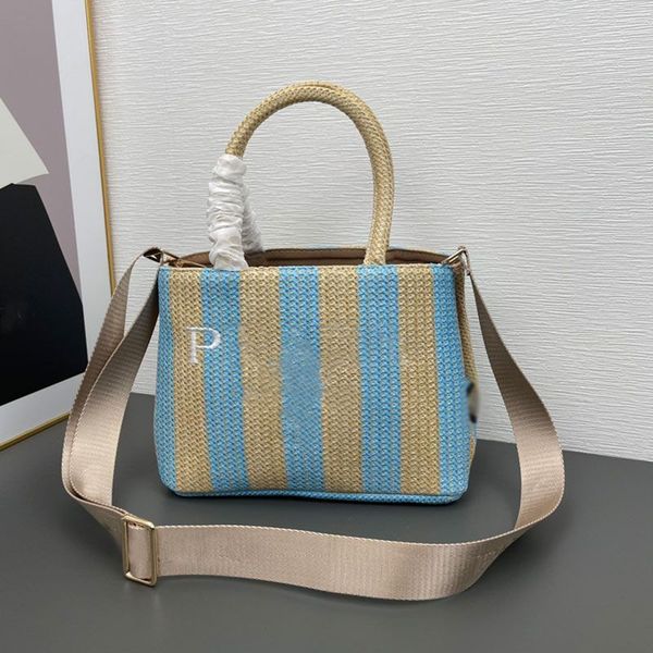 fashion tote bag designer bag womens woven shopping bag p letter straw knitted handbags summer beach vacation shoulder bag striped totes bea, Black;red
fashion tote bag designer bag womens woven shopping bag p letter straw knitted handbags summer beach vacation shoulder bag striped totes bea, Black;red