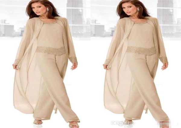 champagne three piece mother of the bride pant suits with long jackets long sleeves beaded chiffon mother plus size wedding guest 1378636, Black;red
champagne three piece mother of the bride pant suits with long jackets long sleeves beaded chiffon mother plus size wedding guest 1378636, Black;red