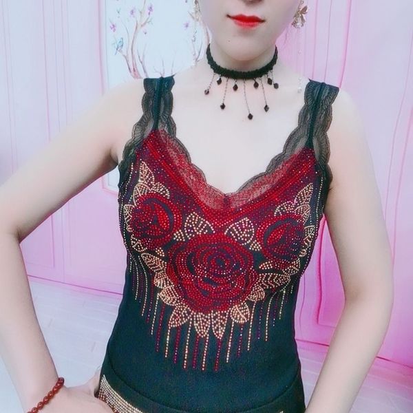 women's tanks camis women halter strap bling flower sequined lace camis vest shirt lady plus size padded elastic slim blouse tank 2307, White
women's tanks camis women halter strap bling flower sequined lace camis vest shirt lady plus size padded elastic slim blouse tank 2307, White