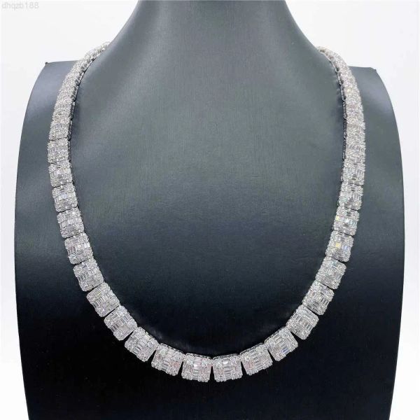 fully setting iced out jewelry vvs moissanite baguette pendent necklace 925 silver gold plated necklace chain
fully setting iced out jewelry vvs moissanite baguette pendent necklace 925 silver gold plated necklace chain