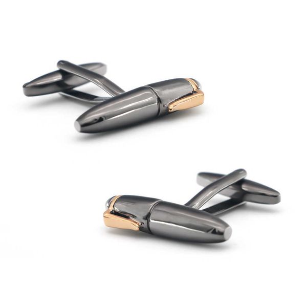 cuff links men's pen cufflinks gunblack color teacher gift designer quality brass cuff links hkd230718, Silver
cuff links men's pen cufflinks gunblack color teacher gift designer quality brass cuff links hkd230718, Silver