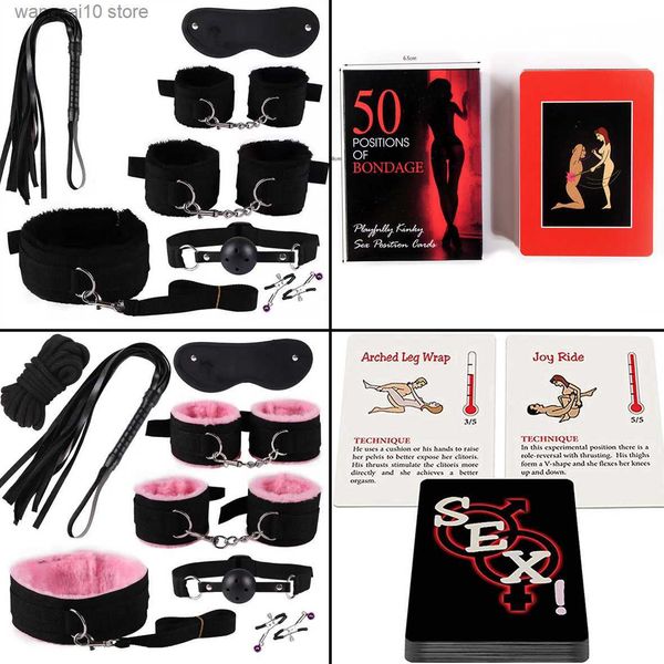 set toys for couplesbdsmsexual positions papercardspoke couple games sextoy shop eroticsgadgetsbedroom commands bondage rape t230718, Red;black
set toys for couplesbdsmsexual positions papercardspoke couple games sextoy shop eroticsgadgetsbedroom commands bondage rape t230718, Red;black