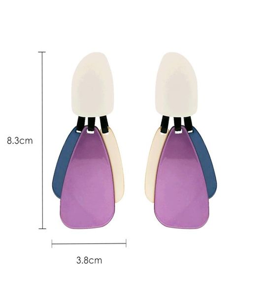 2022 new fashion geometric earrings female temperament personality morandi color earrings woman lady wedding jewelry7127913, Golden
2022 new fashion geometric earrings female temperament personality morandi color earrings woman lady wedding jewelry7127913, Golden