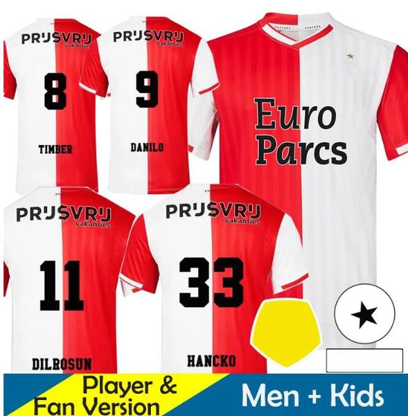 23/24 feyenoords soccer jerseys voetbal kids kit 2023 2024 football shirt training home away fan player version goalkeeper maillot timber da, Black;yellow
23/24 feyenoords soccer jerseys voetbal kids kit 2023 2024 football shirt training home away fan player version goalkeeper maillot timber da, Black;yellow