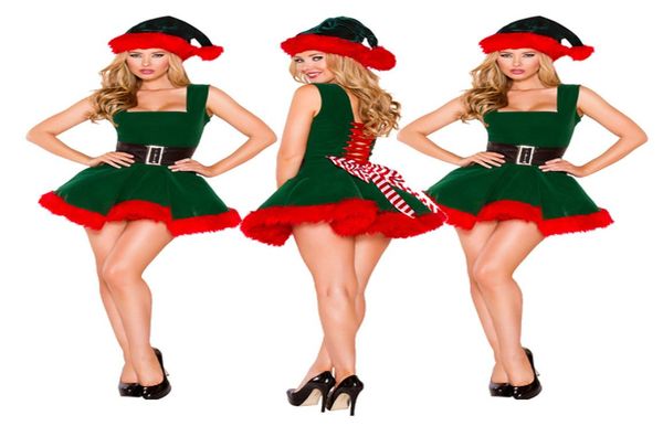 women clothes christmas party dress green red short length dress santa claus cosplay clothing 8272860, Black;red
women clothes christmas party dress green red short length dress santa claus cosplay clothing 8272860, Black;red