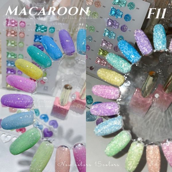 nail polish macaron reflective glitter gel color shiny sequins absorb uv led varnish art decoration 15 collors 230718
nail polish macaron reflective glitter gel color shiny sequins absorb uv led varnish art decoration 15 collors 230718